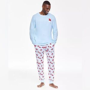 Holiday Lane Christmas Santa Men’s Pajama Set XL